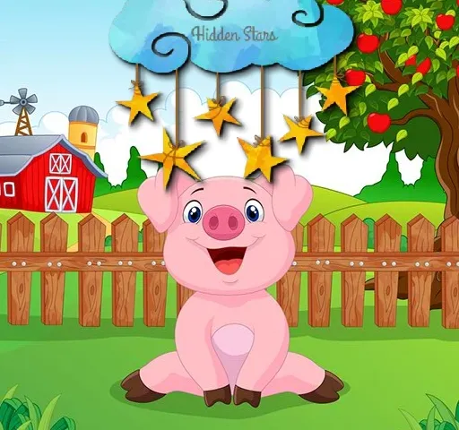 Cartoon Farm Hidden Stars