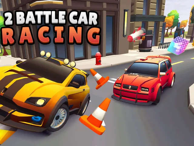 2 Player Battle Car Racing