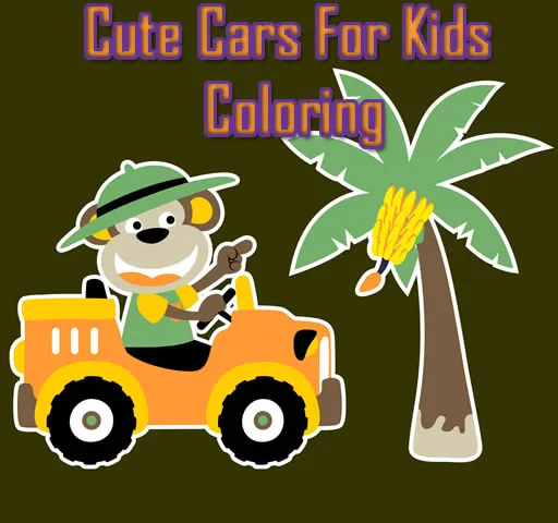 Cute Cars For Kids Coloring