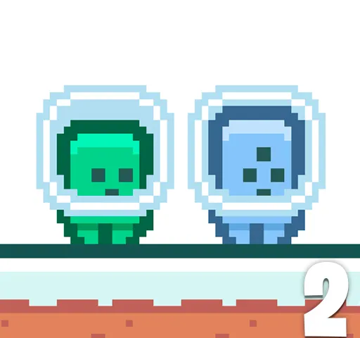 Green and Blue Cuteman 2