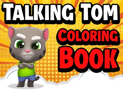 Talking Tom Renk Boyama Kitapları