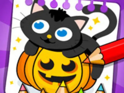 Halloween Renk Boyama Sanat Oyunları