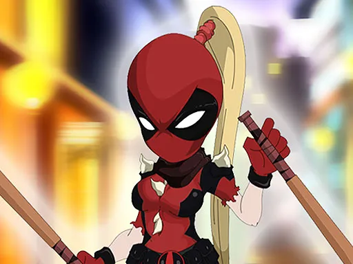 Deadpool Kız Giydirme