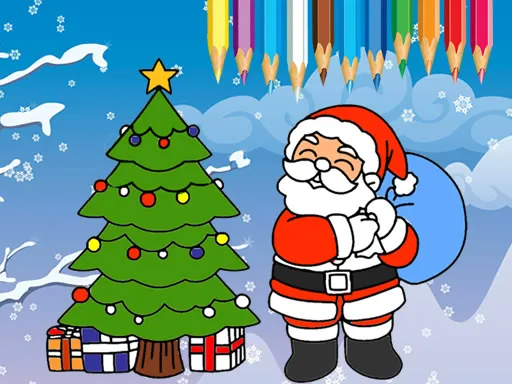 Renkli Noel Ağacı Boyama