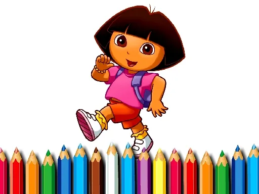 BTS Dora Renk Boyama Kitabı