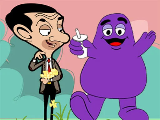 Mr Bean ve Grimace Birlikte