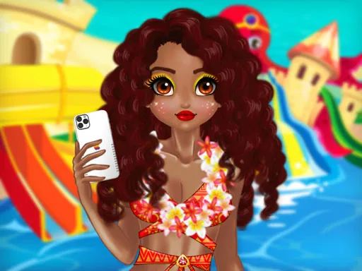 Tropic Prenses ve Prenses Gül Yüksüş Yüzme Giyi