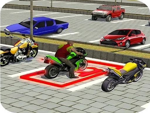 Şehir Motosiklet Park Oyunu 3D