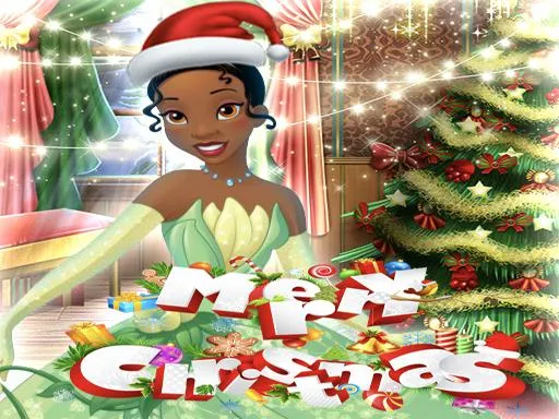 Tiana Prenses Xmas Giyim Oyunu