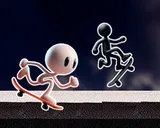 Black and White Stickman
