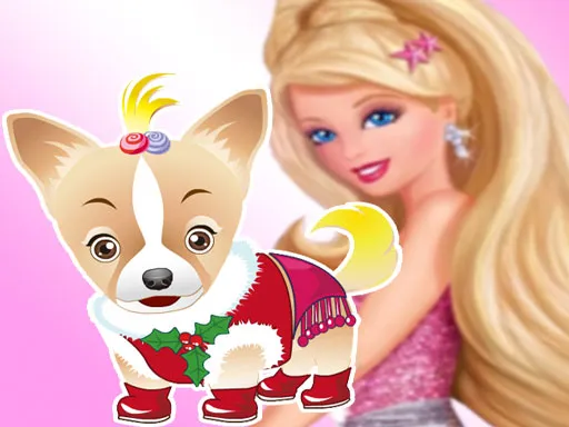 Barbie'nin Köpeği Taffi Giyim Oyunu