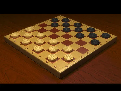 Checkers Dama satranç tahtası