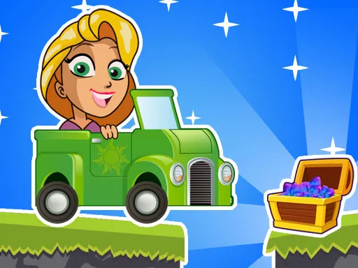 Prenses Rapunzel Araba Yarışı Maceraları