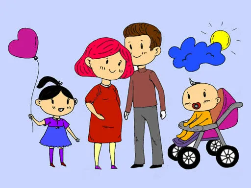 Mutlu Aile Boyama Kitabı