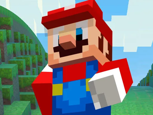 Süper Mario MineCraft Koşusu