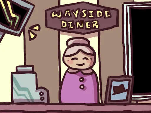 Fırtınalı Restoran — Oyunun ana sahnesini gösteren kapak görseli, karakter ve lokasyon detayları ile.