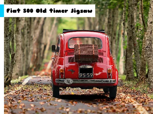 Fiat 500 Eski Zamanlı Puzzle