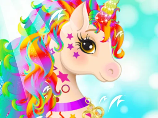 Unicorn Kızlar İçin Giyim Oyunu