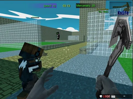 Pixel Fps SWAT Komut Blok Savaşı