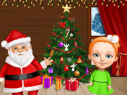 Tatlı Bebek Kız Noel