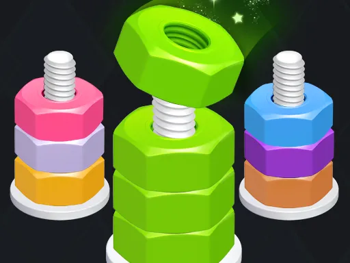 nuts puzzle:color sort