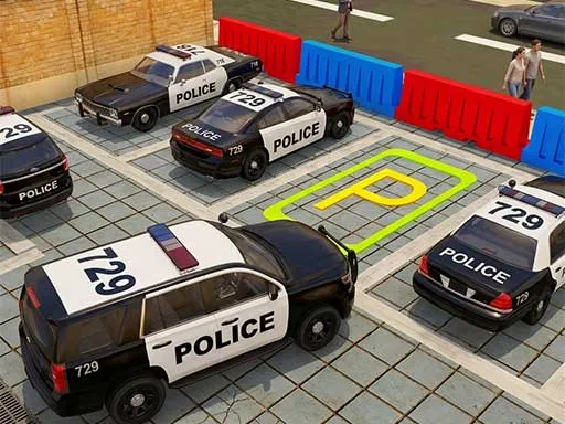 3D Polis Arabası Park Etme