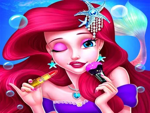 Deniz Kızı Prenses Makyaj - Kız Moda Salonu