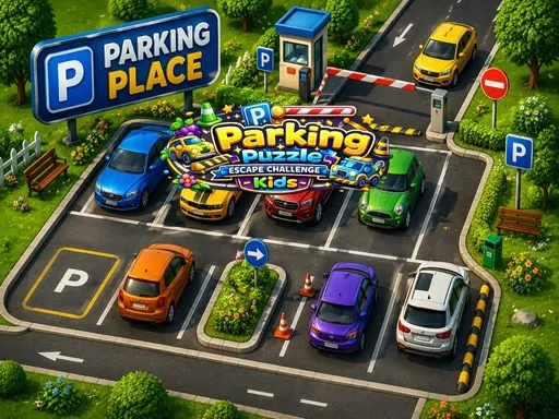 Parking Puzzle Escape Challenge - Kids