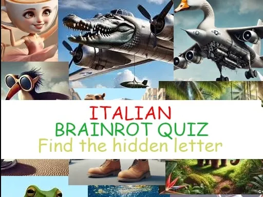 Quiz Find the Italian brainrot Letters