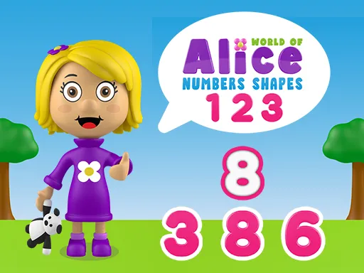 World of Alice Numbers Shapes