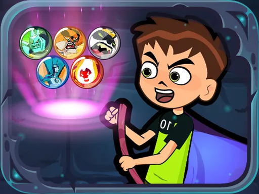 Ben 10 Halloween Balon Atıcı
