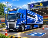 Euro Truck Parking Game