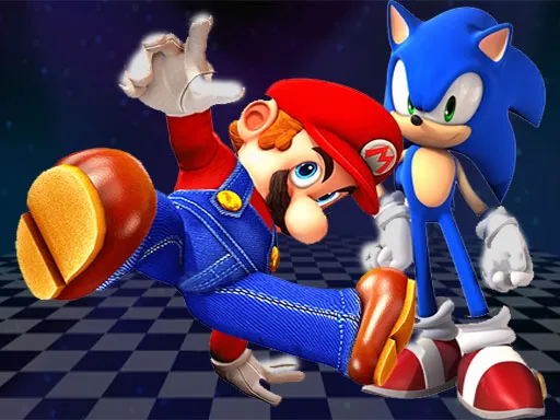 Super Mario & Sonic FNF Dans