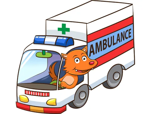 Çizgi Film Ambulans Yapboz
