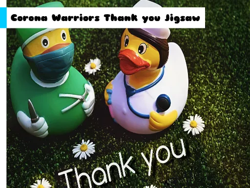 Corona Warriors Teşekkür Ederim Puzzle