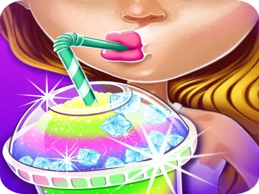 Ice Slushy Maker Rainbow Desserts Oyunu