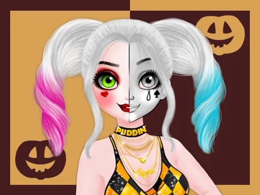 Presten Halloween Makyaj Yarı Yüz Öğretici