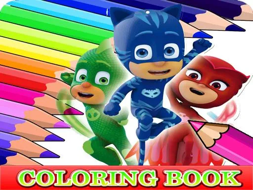 PJ Masklar İçin Boyama Kitabı