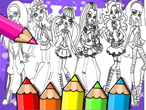 Monster High Renk Kitap