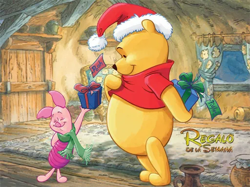 Winnie the Pooh Noel Jigsaw Bulmacası
