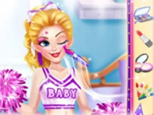 Vampir Prenses Cheerleader Kız Makyajı