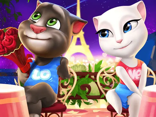 Talking Tom ve Angela Boyama