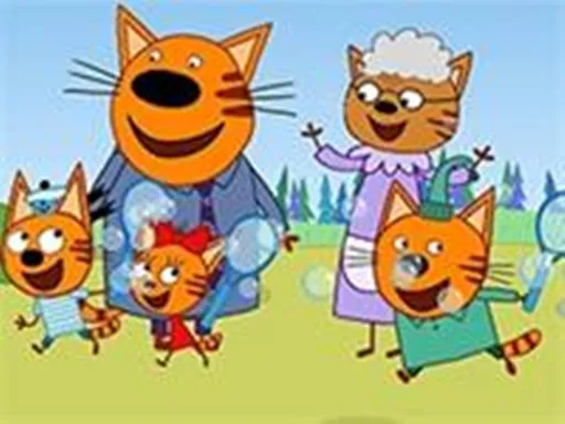 Kedi Ailesi Eğitici Oyunları - Çocuklar İçin Oyun
