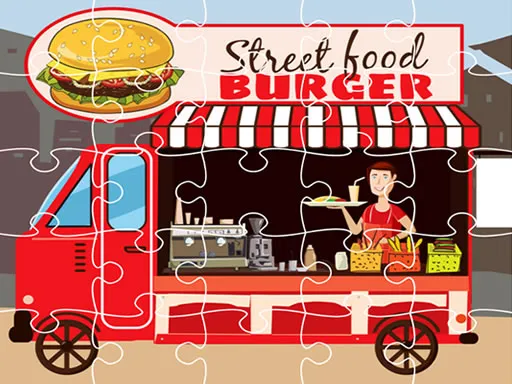 Hamburger Kamyonları Yapboz