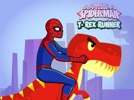 Spiderman T-Rex Koşucusu