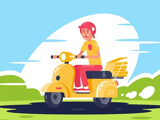 Şehir Scooter Sürüşü Yapboz
