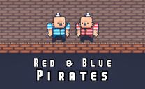 2 Player Red Blue Pirates