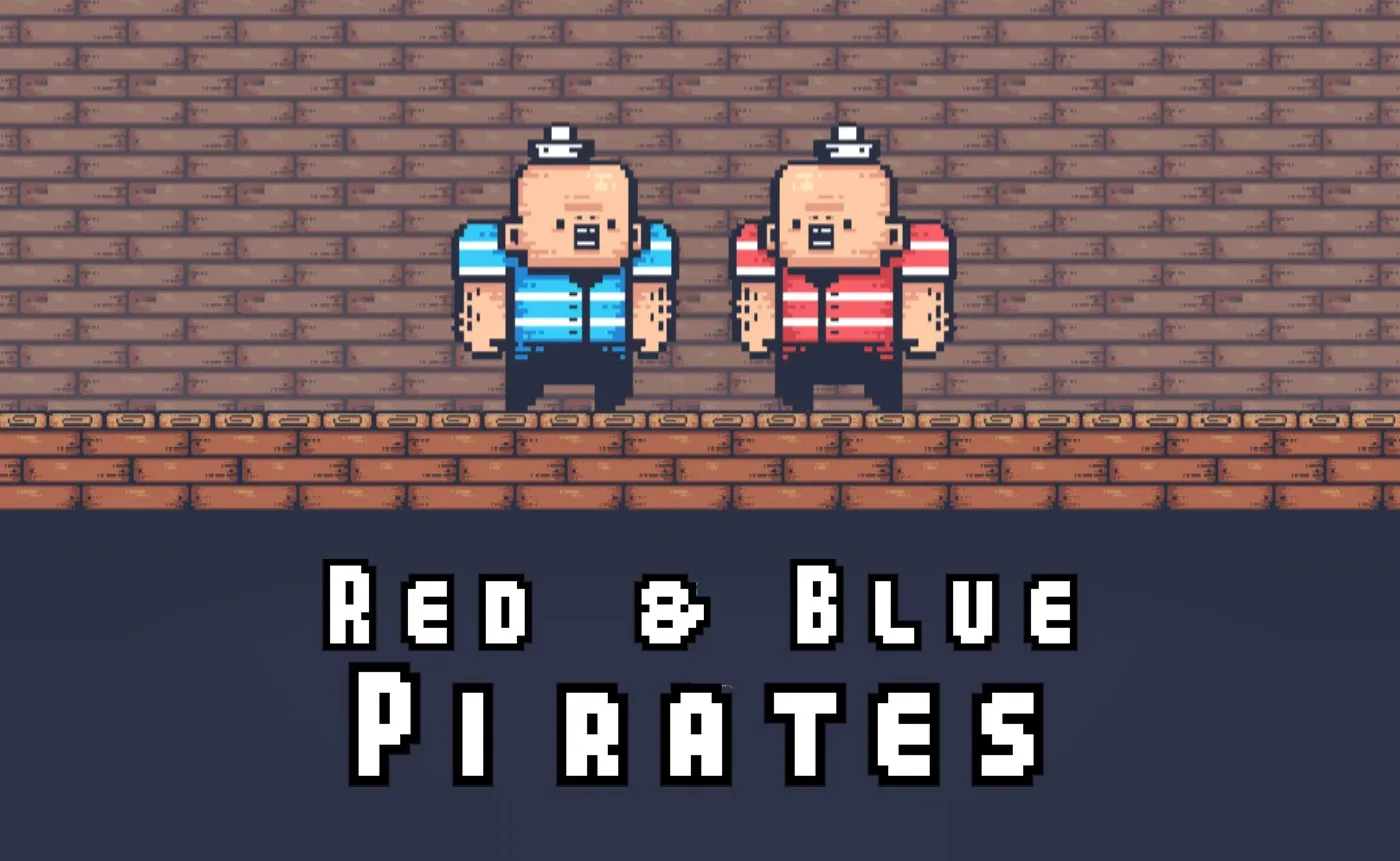2 Player Red Blue Pirates