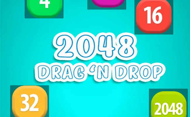 2048 Drag and Drop
