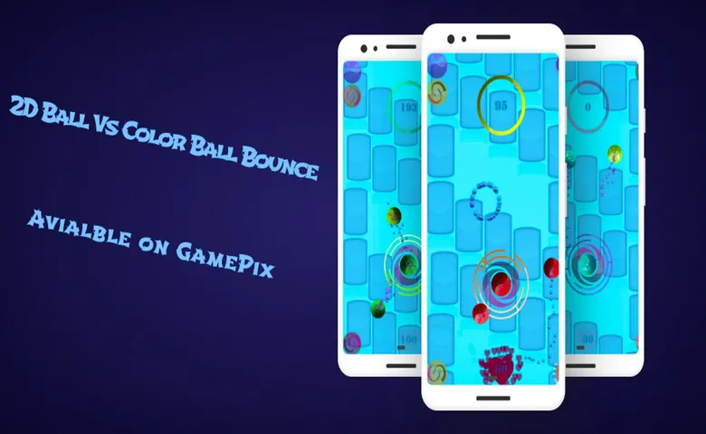 2D Ball Vs Color Ball Bounce